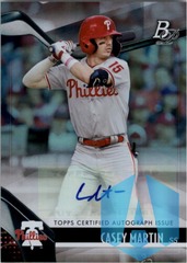2021 Bowman Platinum Top Prospects Auto Casey Martin #TOP-4